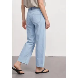 STREET ONE Damen, Gr. 33, Länge 26, ultra bleached wash, Jeans im loose fit 7/8-Länge, 5-Pocket-Jeans, mit Stretch
