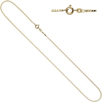 Goldkette JOBO Halsketten Gr. Gelbgold 585, Länge: 42 cm, gelb (gelbgold 585) Damen Goldketten