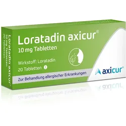 Loratadin axicur 10 mg 20 St