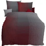 KAEPPEL Master Mako-Satin rubin 155 x 220 cm + 80 x 80 cm