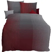 KAEPPEL Master Mako-Satin rubin 155 x 220 cm + 80 x 80 cm