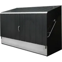 Tepro Fahrradbox anthrazit abschließbar BxTxH: 196x89x133 cm