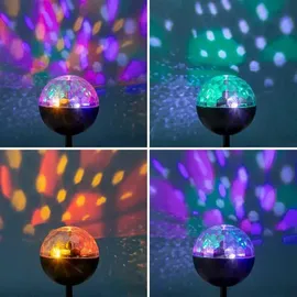InnovaGoods Istarlyt Kabelloser Lautsprecher mit LED-Projektor Schwarz