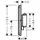 Hansgrohe ShowerSelect Comfort E Duschthermostat für 1 Verbraucher Chrom 15574000