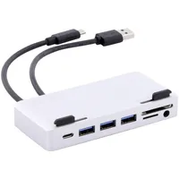 LMP USB-C Attach Hub 7 Port for iMac, Silver