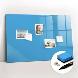 Tulup Magnettafel 90 x 60 cm Blau