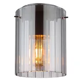 GLOBO Deckenleuchte Deckenlampe Glas amber 1 flammig H 23 cm