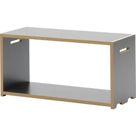 Tojo Hochstapler Regalsystem 76 x 32 x 38,5 cm Grau