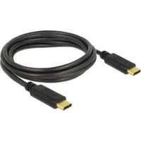 DeLock USB-C 2,0 m Schwarz