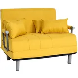 Mendler Schlafcouch Stoff 1-Sitzer Gelb