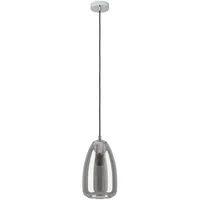 EGLO Alobrase 1-flg. Ø 20 cm rund schwarz-transparent