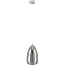 EGLO Alobrase 1-flg. Ø 20 cm rund schwarz-transparent