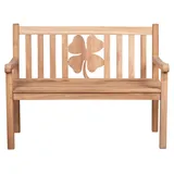 deVries Gartenbank Woodie natur Teakholz B/H/T: ca. 120x89x60 cm