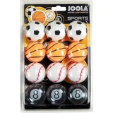 Joola Tischtennisbälle Sports 12 Stück bunt|BLAU No Size