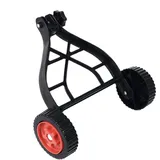Stützrad für Trimmer | Hilfs für Motorsense | Rasentrimmer Stütz Set | s für Motorsense, Stabile Dreieckstruktur, Ergonomische Entlastung, Für Rasentrimmer, Rasenkantenschneider