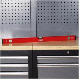 Stier Wasserwaage 80 cm Aluminium ± 1,0 mm/m