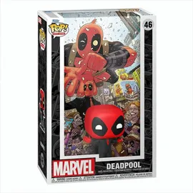 Funko Comic Cover Sammelfigur Deadpool in Black Suit 9 cm