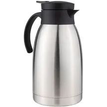 Gravidus Isolierkanne Thermoskanne 2 L mit Quick Tip Verschluss aus Edelstahl