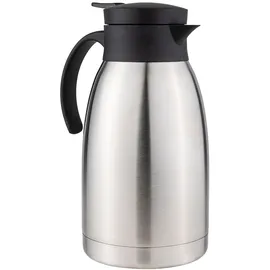 Gravidus Isolierkanne Thermoskanne 2 L mit Quick Tip Verschluss aus Edelstahl