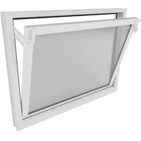 Solid Elements Kippfenster  (80 x 60 cm, Weiß)