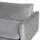Beliani Sofa 3-Sitzer Vinterbro Samtstoff Grau