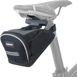 CYTEC Fahrradtasche Satteltasche, Schwarz/Grau, L