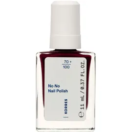 Korres No No Nail Polish 59 Burgundy Red Überlack 11 ml
