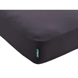 Shangrila Spannbettlaken Jersey 140 x 200 cm schwarz 1 St.