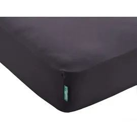 Shangrila Spannbettlaken Jersey 140 x 200 cm schwarz 1 St.