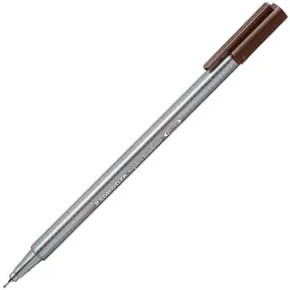 Staedtler triplus Fineliner sepia coloriert