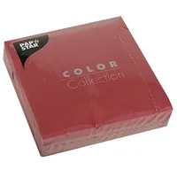 Papstar 86972 Papierserviette Seidenpapier bordeaux 50 Stück(e)