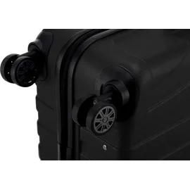 suitline Koffer-Set 3-tlg. schwarz/abs