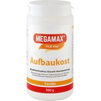 MEGAMAX Aufbaukost Vanille Pulver 500 g