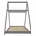Weber Industries Hausbett Apache mit Lattenrost / Kinderbett 90x190 - Grau/ / Grau