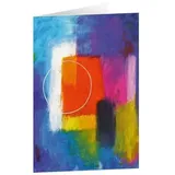 Adeo Verlag Kunstkarten "Rotes Quadrat" 5 Stk.