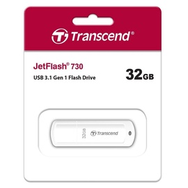 Transcend JetFlash 730 32 GB weiß USB 3.0