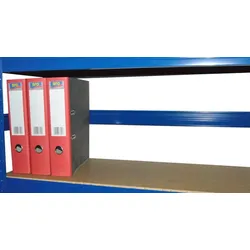 Biedrax Begrenzung für Regale 75 cm, blau