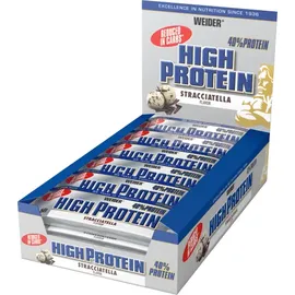 Weider Proteinriegel Stracciatella Riegel 24 x 50 g