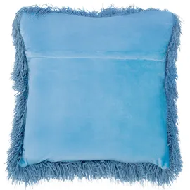 Beliani Cide Dekokissen 45 x 45 cm Blau