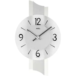 Wanduhr modern 23 x 40 x 6 cm - AMS Modell: 9394
