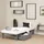 Homestyle4u Holzbett 90 x 200 cm Grau