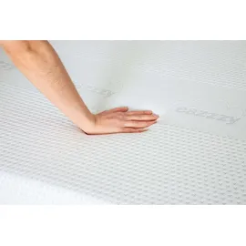 Genius eazzzy Matratze 200x200 cm orthopädische Visco Kaltschaummatratze mit 8-Zonen und 20cm hoch, Härtegrad H2-H3 | Komfort,