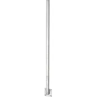 GAH Alberts Zaunpfosten 30 x 30 mm 115 x 115 cm Grau/Feuerverzinkt