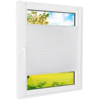 Foxx Plissee Klemmfix weiß blackout 40x120 cm - Farbe: