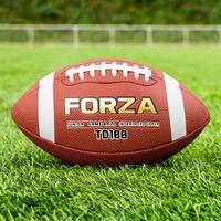 FORZA TD100 American Football Spiel Ball | F-GripTM Griff Design | Einzeln, 3er-Set, 40er-Set oder 45-Set erhältlich (Junior (9-12-jährigen), Einzeln)