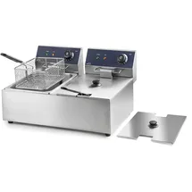 Lacor Doppel-Fritteuse 69466 Edelstahl