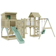 OUTDOORTOYS Spielturm Lene Holz Mintgrün