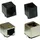 Encitech RJ45-Steckverbinder Buchse, Einbau horizontal Polzahl Sensoren 6P6C Metall