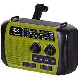 Trevi RA 7F30 BT Portable Analog Schwarz, Grün - Grün