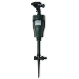 vidaXL Wasserstrahl-Tiervertreiber mit PIR-Sensor Dunkelgrün